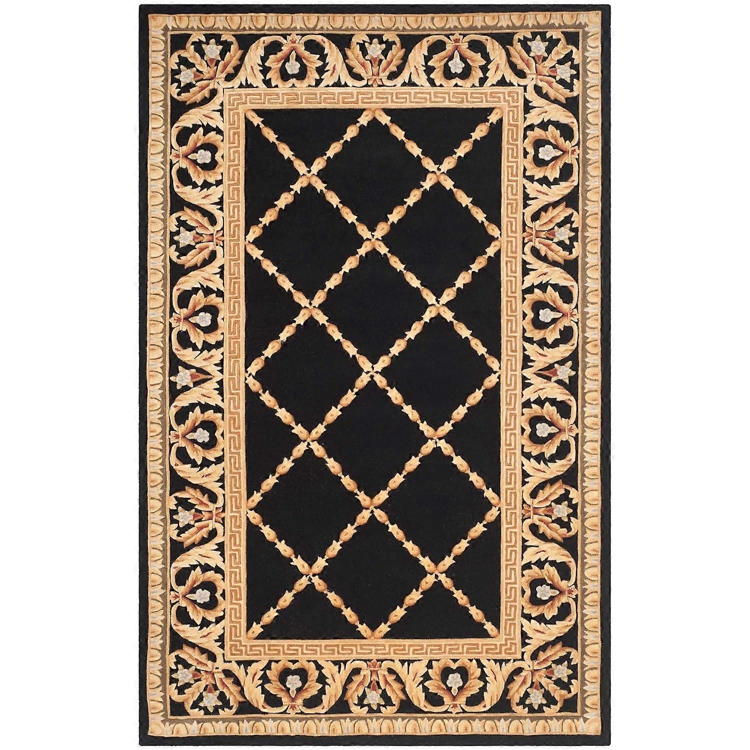 Premium Look Area Rug For Living Room & Bedroom - Black
