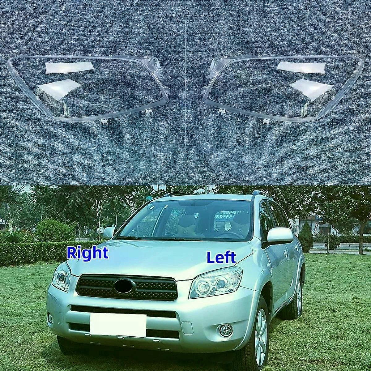 High qualityFor Toyota RAV 4 RAV4 2005 2006 2007 2008 Front Headlight Cover Transparent Lampshade Headlamp Light shade Lens Glass Lamp Shell