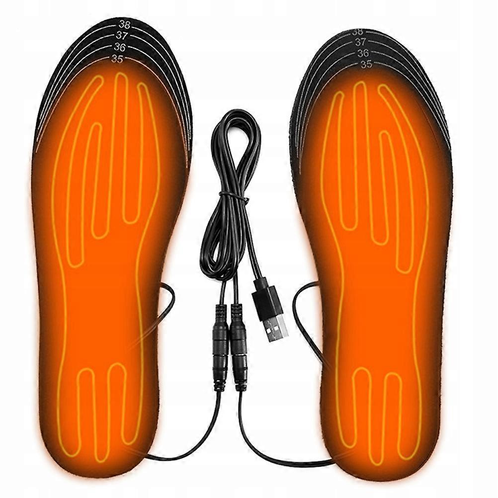 Heated Shoe Inserts Heating Usb Size 35-39 5v 2a Washable