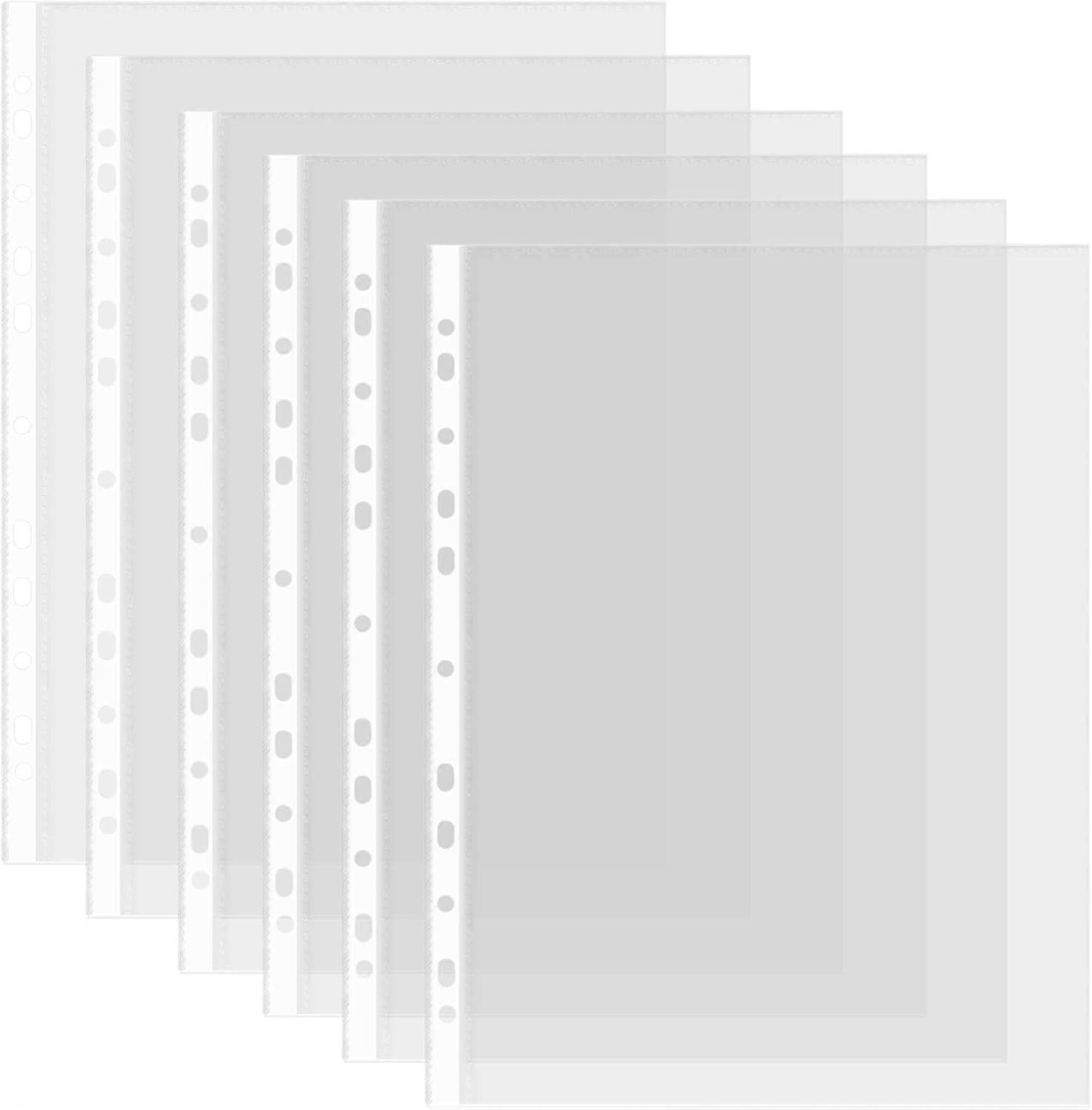 50pcs 11-hole file bag a4 transparent style - 4c