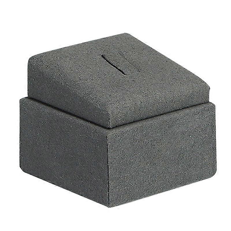 Gray Jewelry Display Microfiber Jewelry Props Display Rack