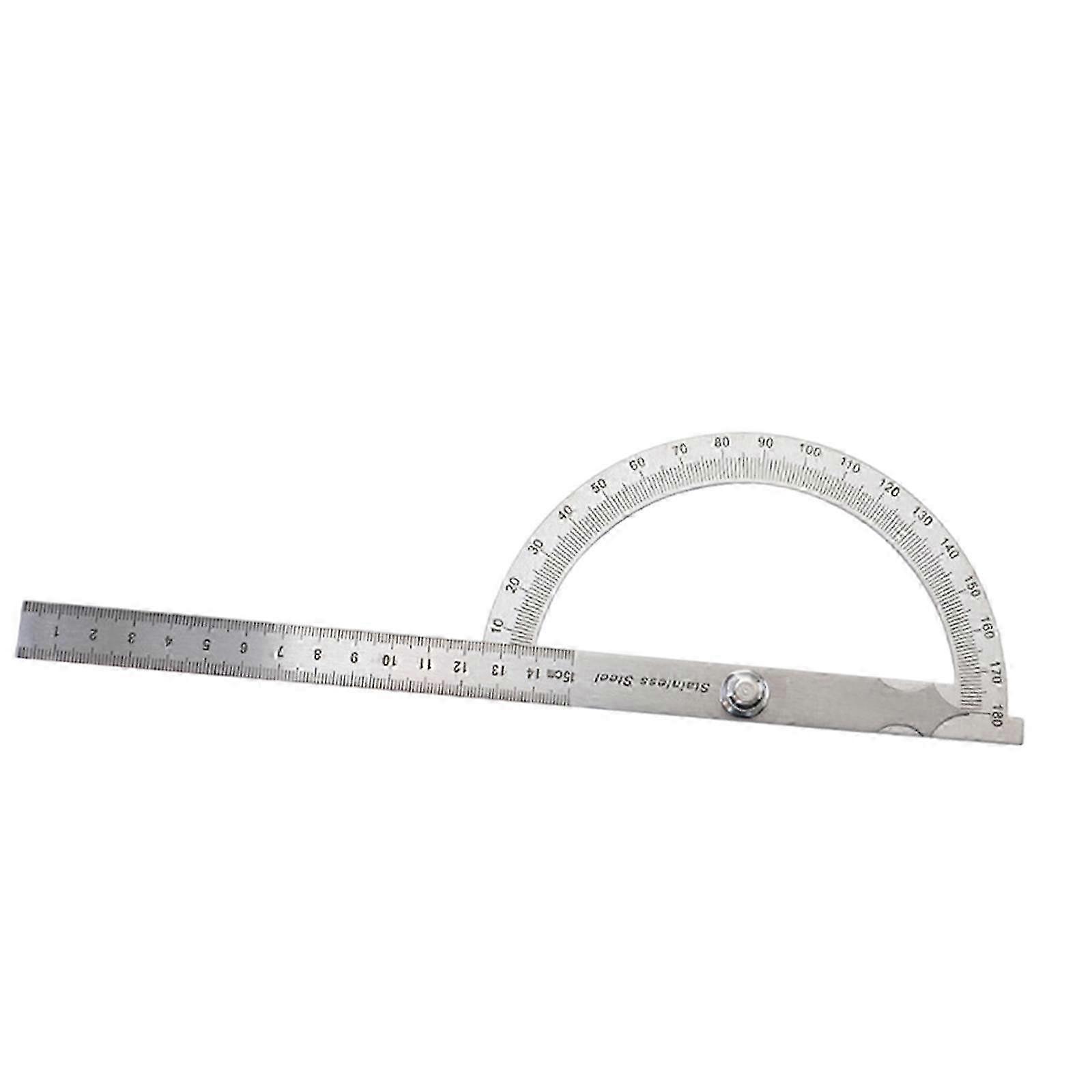 Precision Stainless Steel Angle Finder Protractor Ruler for Engineering, Woodworking, Construction