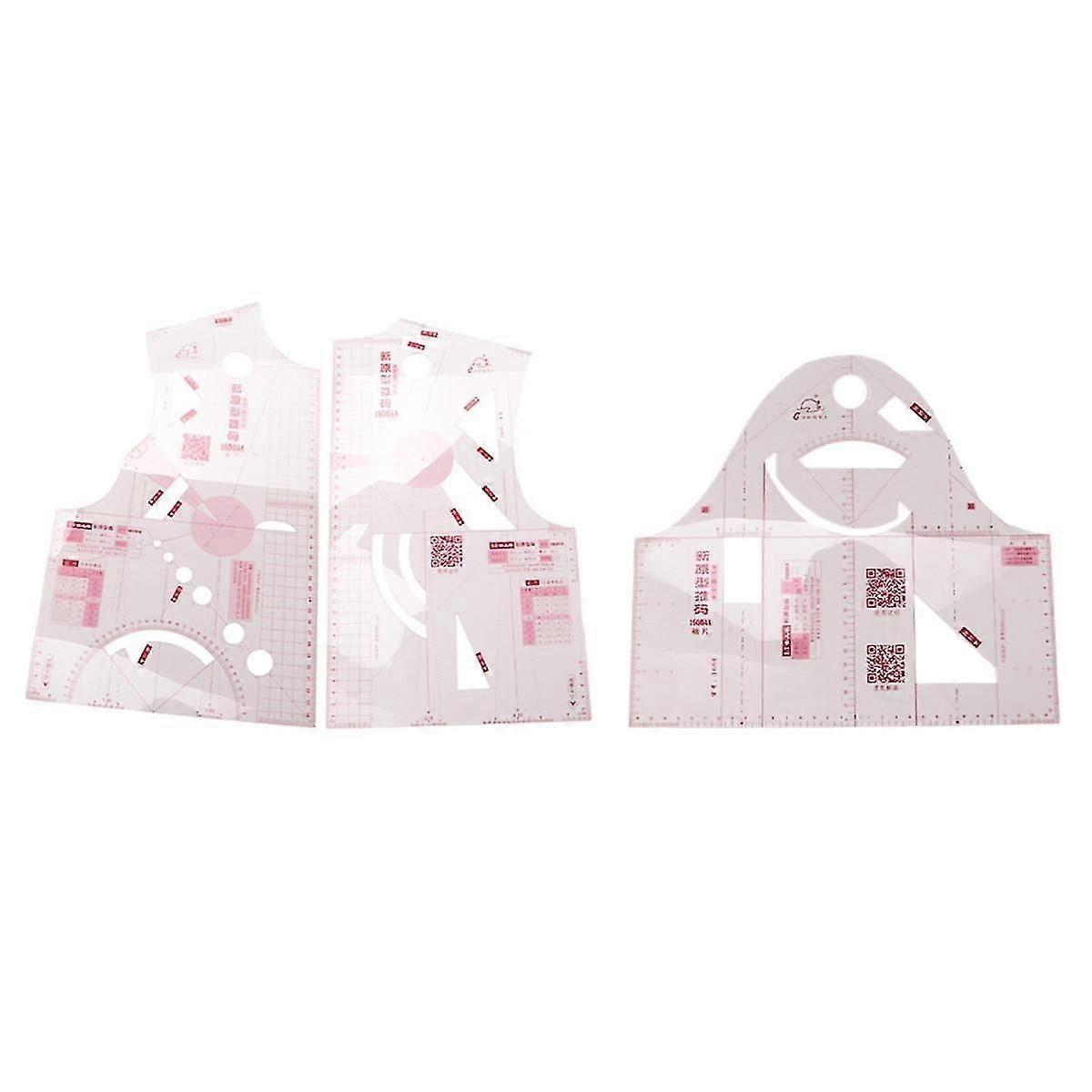 1:1 Fashion Cloth Design Ruler Crop Mold School Student Teaching Apparel Drawing Template Garment P