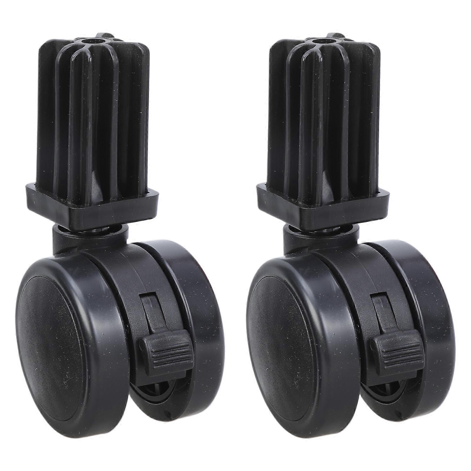 2/4 Pieces Caster Wheel Set Grill Accessories Grill Wheel for Gas Grills Ensuring Smooth Movement and Secure Locking