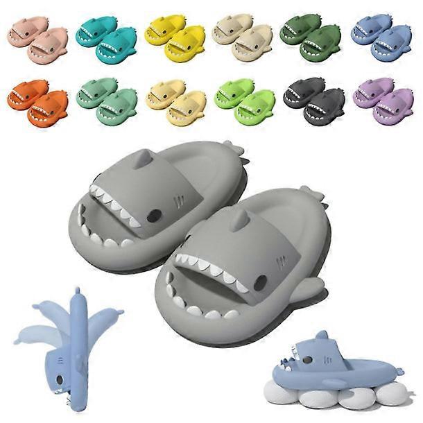 Womens Slippers Shark Cloud Slippers Cloud Shark Slides Cute Shark Slippers, Mens Shark