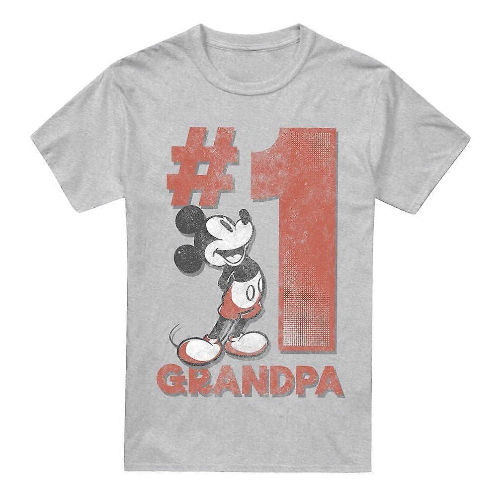 Disney Bărbați Numărul 1 Bunicul Mickey Mouse Tricou
