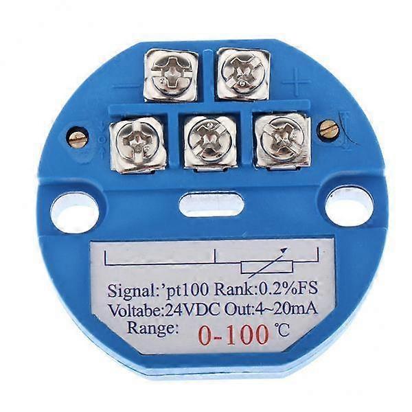 3X Temperature Sensor Transmitter Module 24VDC 4-20MA PT100 SBW 0-100 Degree