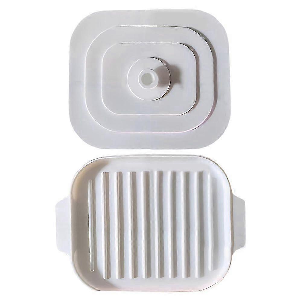 Microwave Bacon Cooker Quick Kitchen Cutlery Clean Crispy Bacon Tray Baking Pan