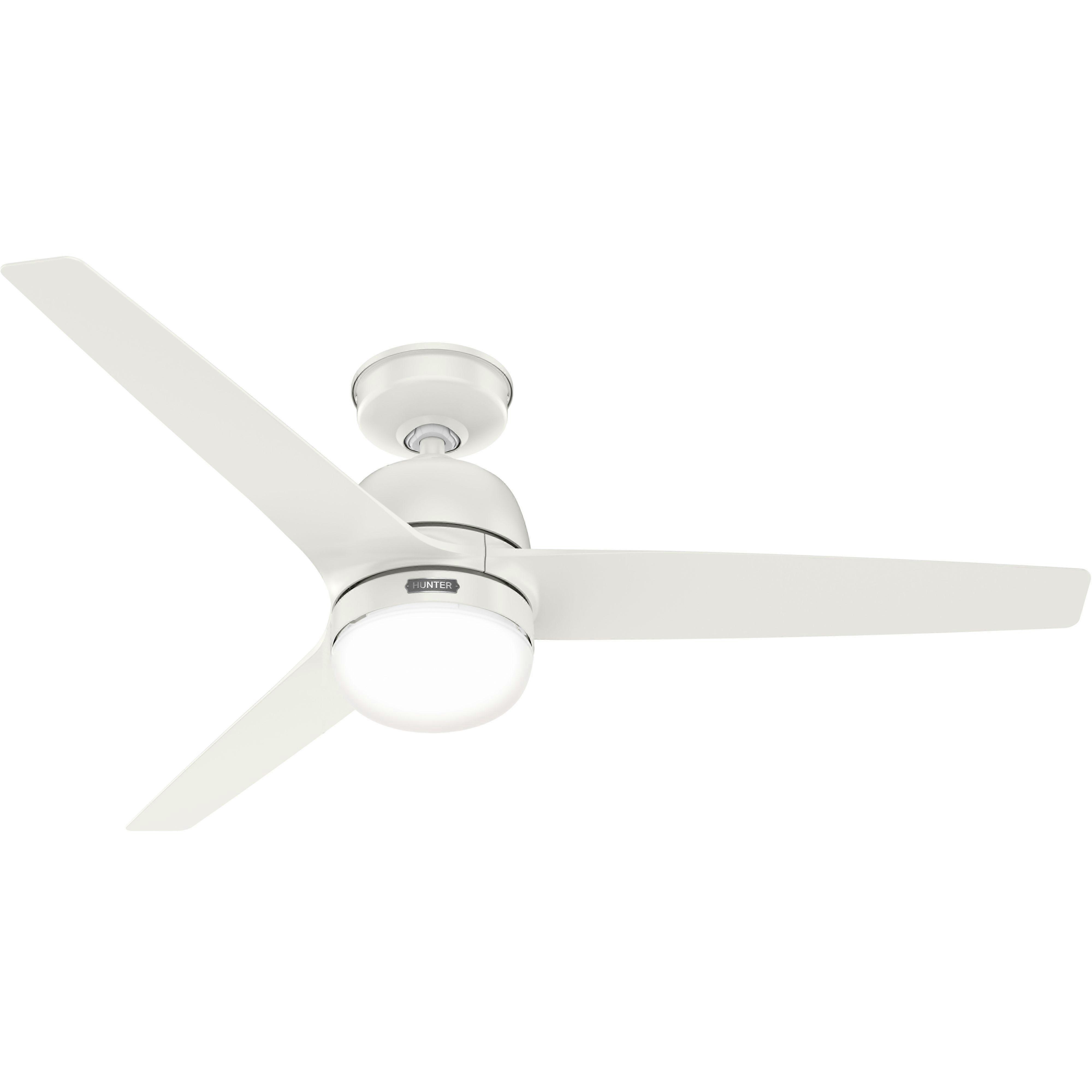 Outdoor Ceiling Fan Seawave White with Light