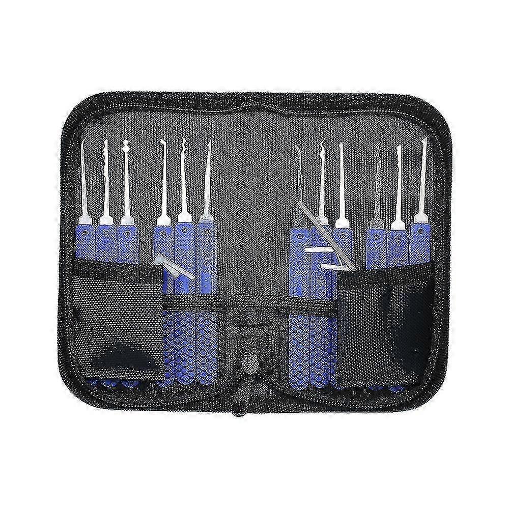 with Storage Organize Bag Practice Locksmith Tools Lockpicking Kit 17 PCS Lock Picking Set for Beginners Professionals Kids