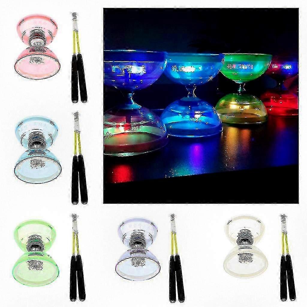High-Speed Soft Juggling Diabolo Set Toy with Rope for Professional Play, Classic Gift for Children and Hobbies