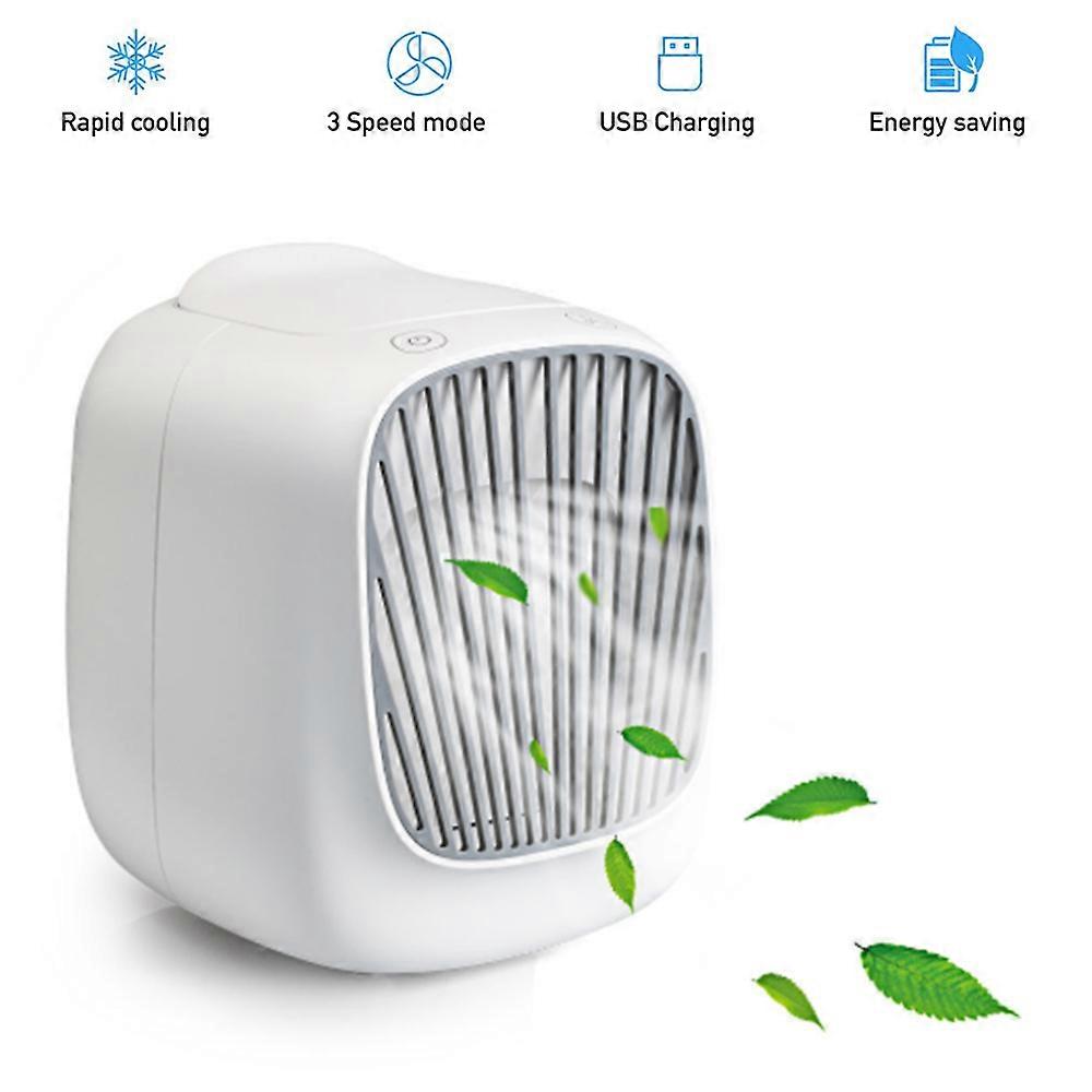 In 1 Creative Small Fan Air Conditioner Fan Cooler Portable Usb