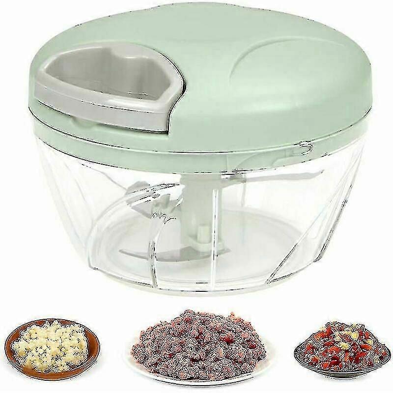Manual Chopper, Onion Chopper, Onion Slicer, Stainless Steel Blades, Easy Clean Manual Onion Chopper