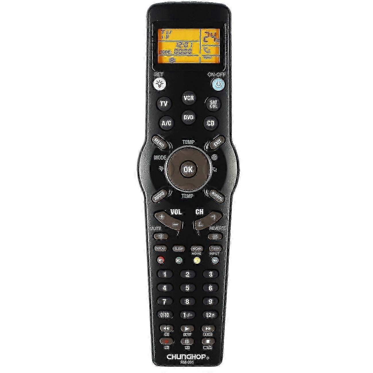 Rm991 Inteligentné univerzálne diaľkové ovládanie Multifunkčné vzdelávacie diaľkové ovládanie pre TV / ,DVD CD, VCR, SA