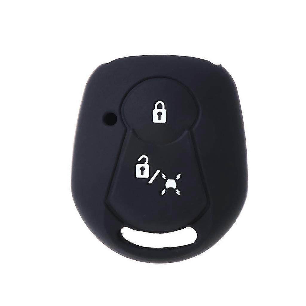 2 Buttons Silicone Car for Key Fob Cover for Case For SSANGYONG ACTYON KYRON REX
