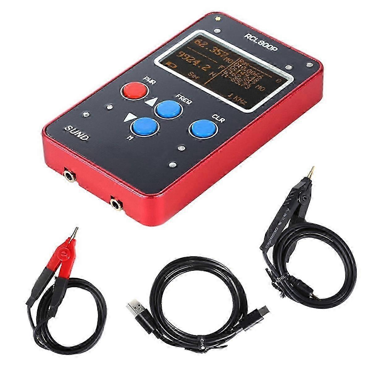 Digital Bridge Handheld RCL800P Mini Slim Precision Digital Resistance Capacitance Inductance Meter