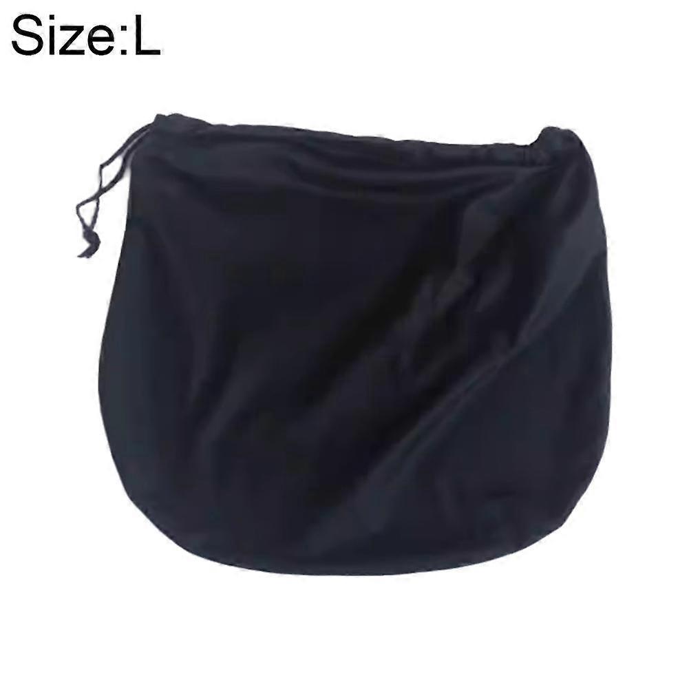 Helmet Protect Bag Plush Soft Drawstring Pocket for Motor Scooter