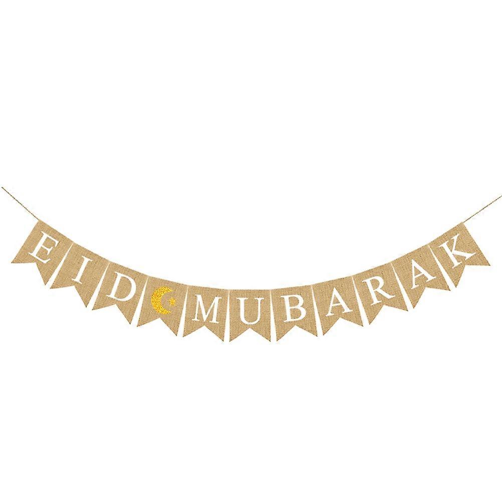 Decorative Swallowtail Banner, Enhances Any Eid-Themed Event Gracefully