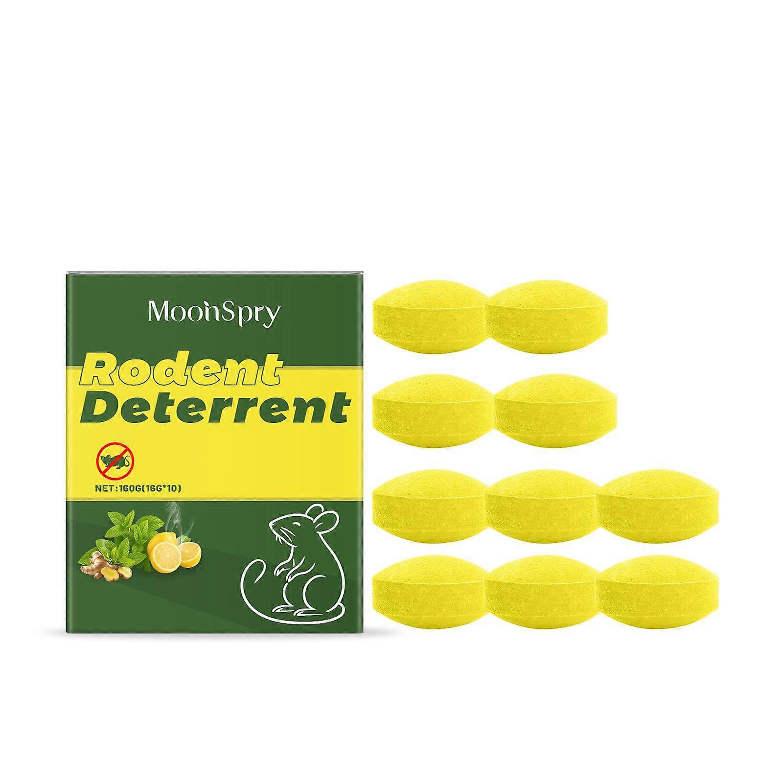 Rodent Repellent, 10Packs Peppermint Oil to Repel Mice and Rats, Squirrel Repellent for Indoor Use, Powerful Rodent Repellent for Outdoor Indoor Use