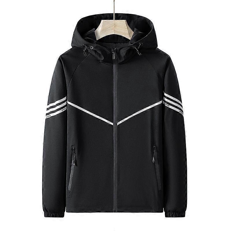 Spring and Autumn Jacket Men's Thin Outdoor Windproof Rainproof Water Anti-static Jacket Casual Breathable Jacket