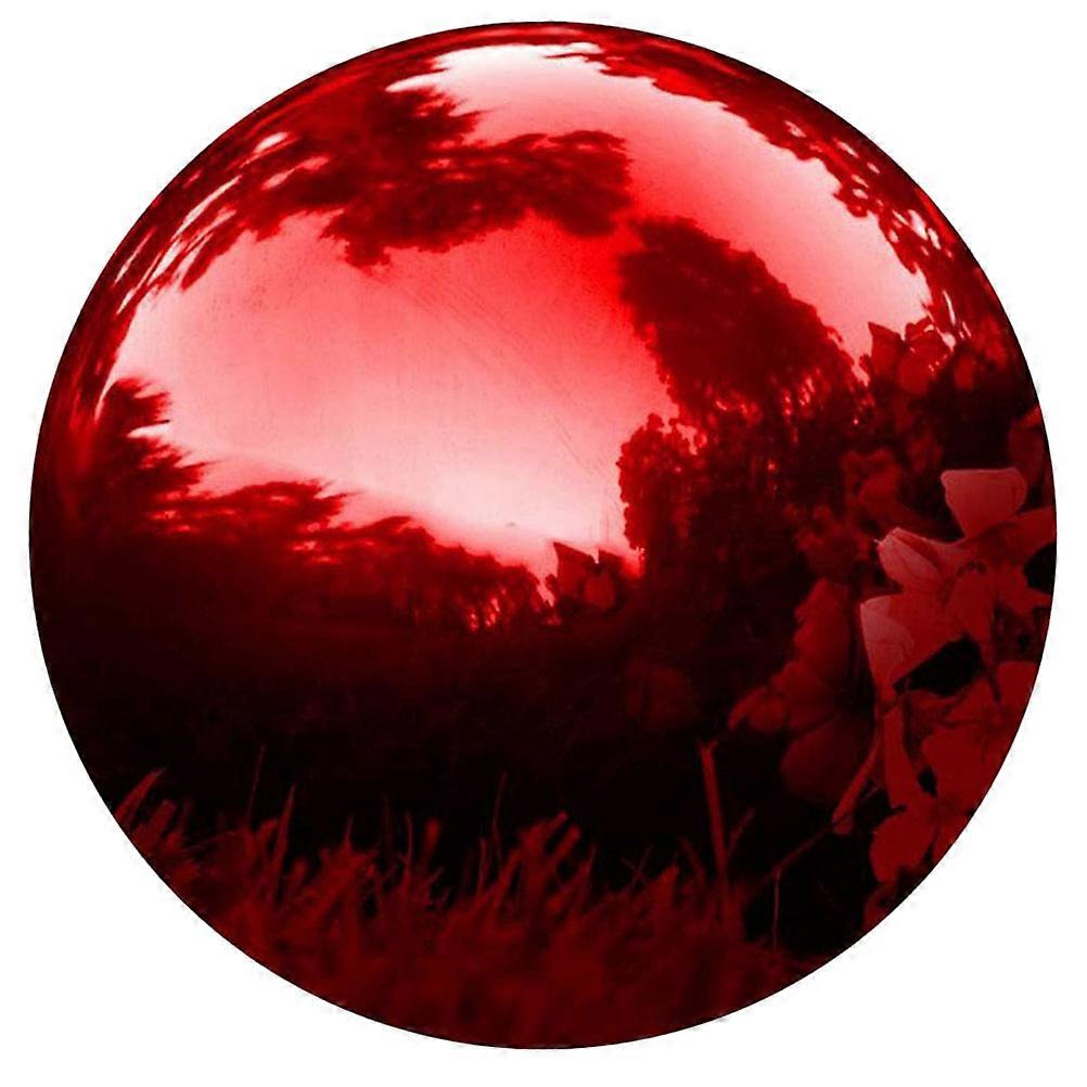 High-Polish Metal Sphere, Functional Art Piece Adding Elegance to Outdoor Spaces