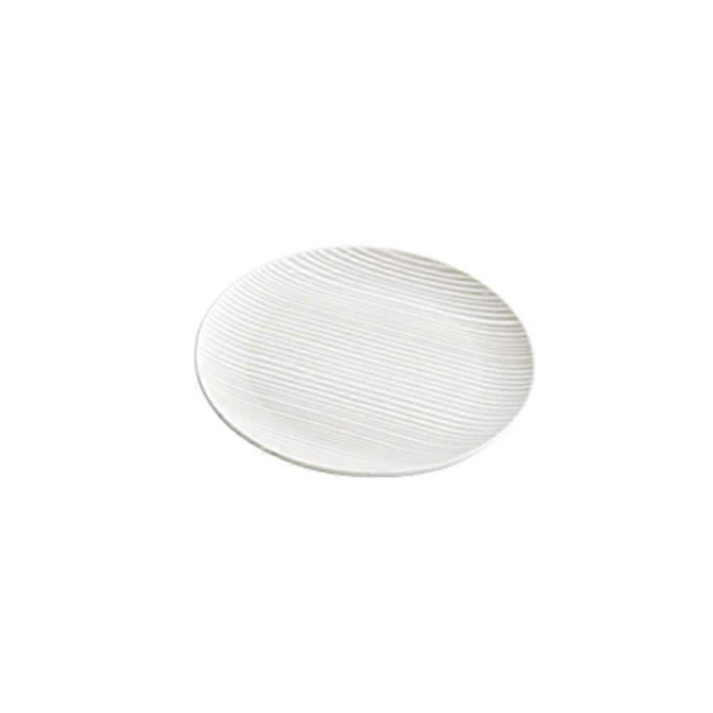 Round Ceramic Plate For Steak, Salad, Pasta, Pizza Dinnerware