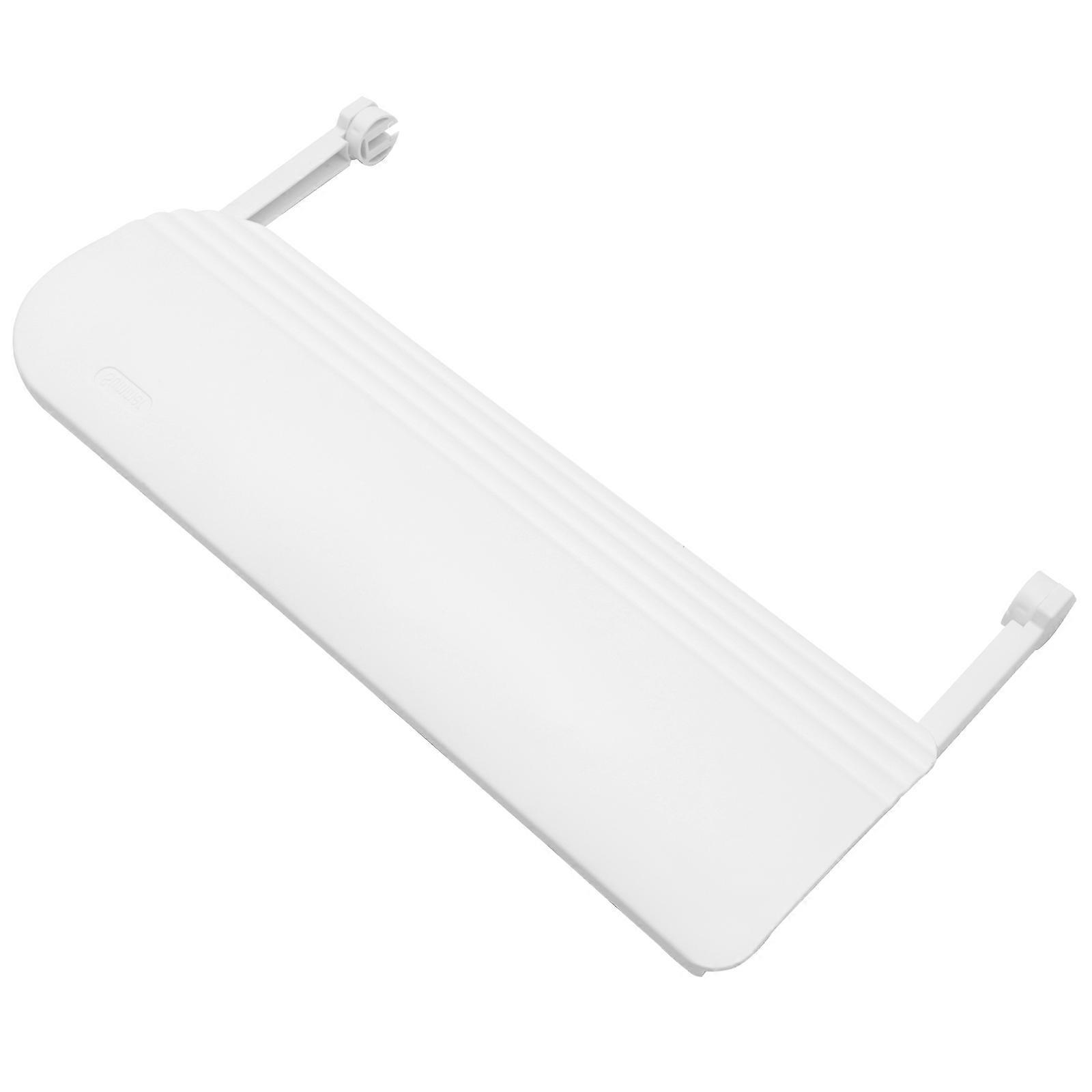 Retractable Air Deflector and Practical No Punching Air Conditioning Accessories 54X18CM White 1Pcs