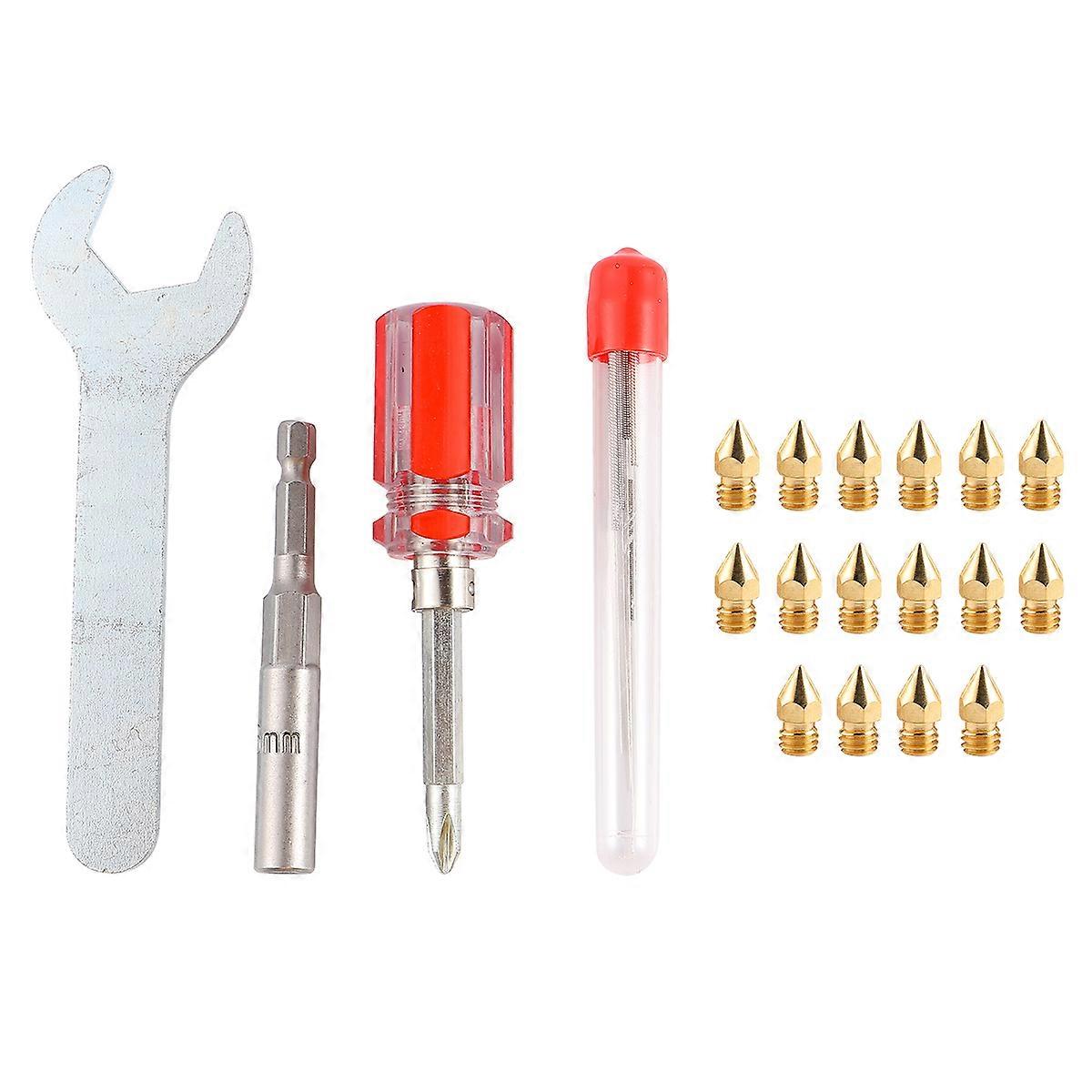 Printer Nozzle Cleaning Kit Extruder Accessories For 3D Printing Diy Enthusiasts 12.5x4CM