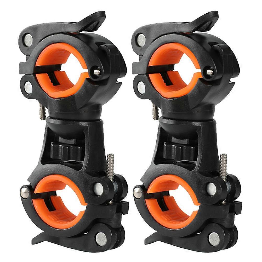 Bicycle Mounting Bracket Lightweight Construction Versatile Compatibility Metal 2Pcs