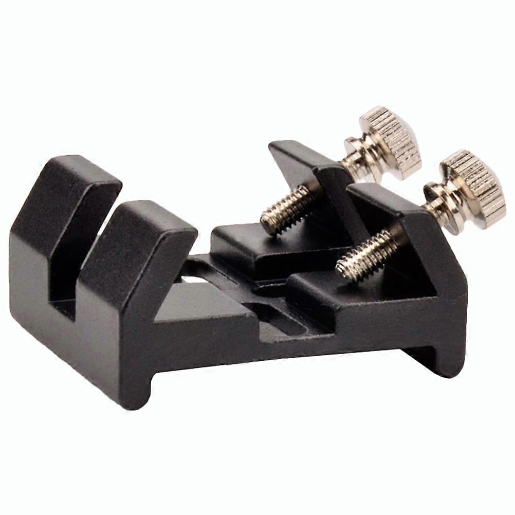 Telescope Accessories Dovetail Mounting Base Bracket Astronomical Observation Black 5.40x3.90x2.00cm Aiming Device Attachment 1Pack
