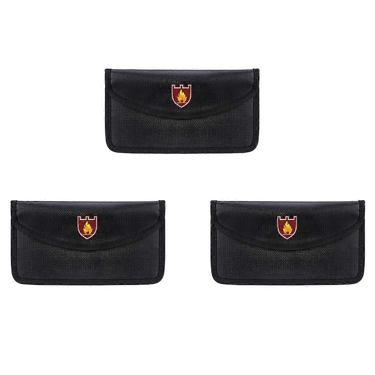 Fireproof & Waterproof Document Envelope File Folder Cash Anti-Signal