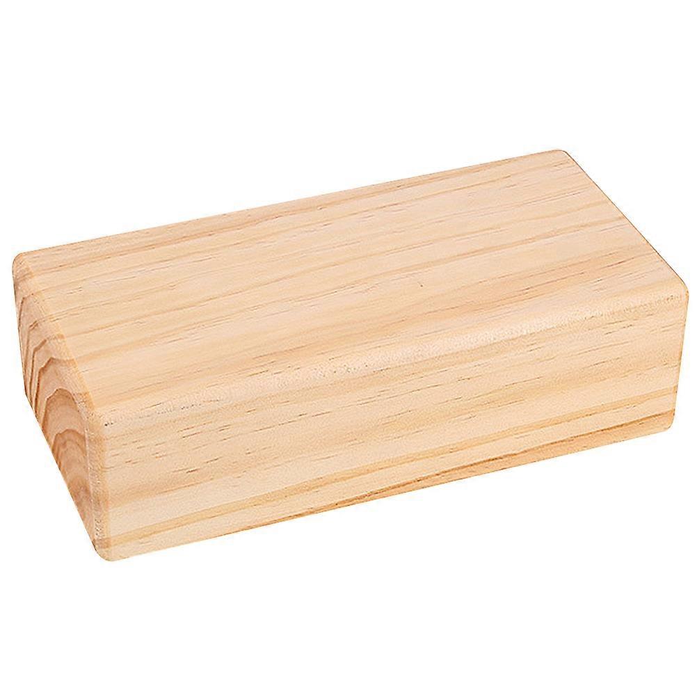 Yoga Training Blocks Solid Wood Durable Design For Dance Exercise 1Set