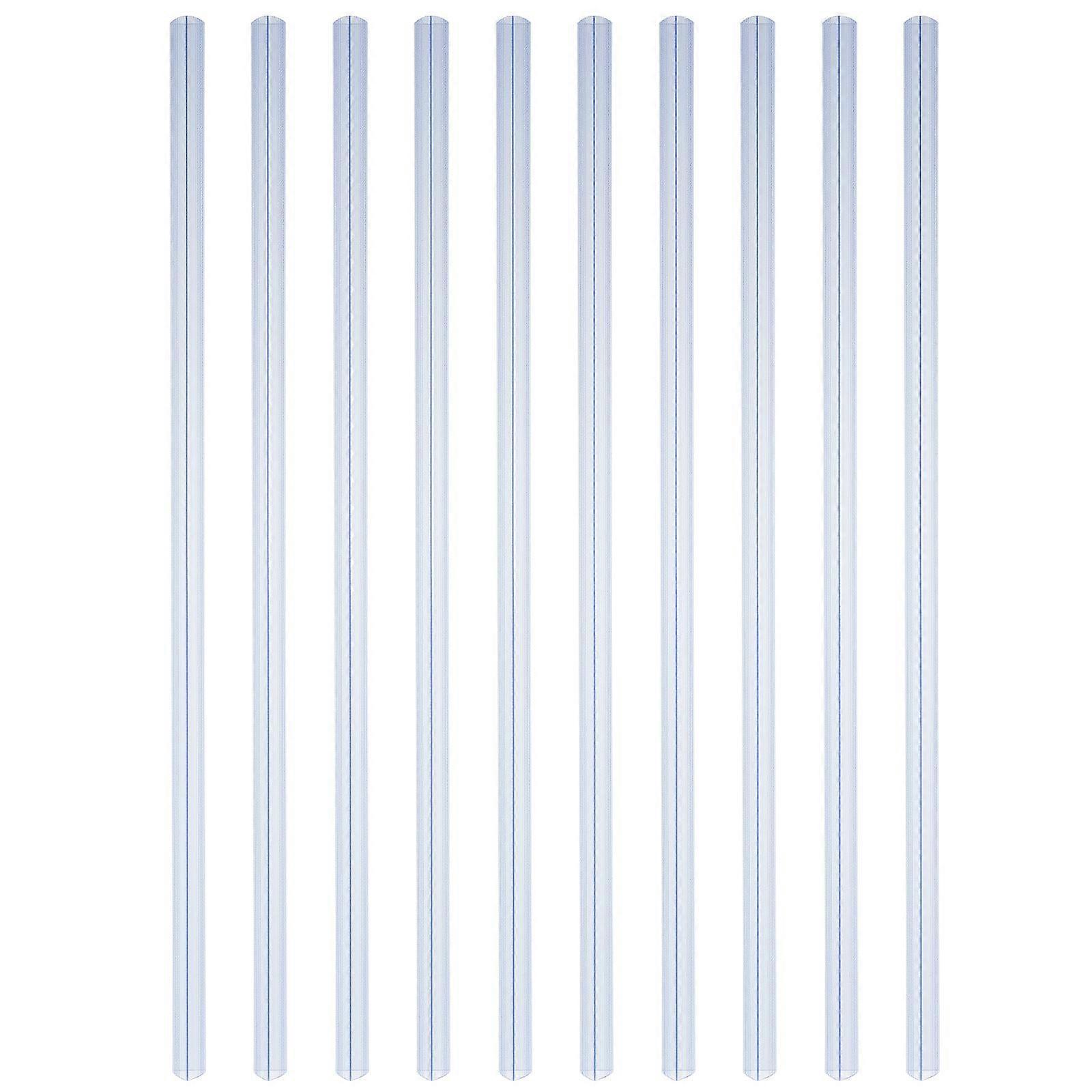 10pcs Durable Slide Binders Loose-leaf Clips Plastic Bookbinding Clips Slide Binders