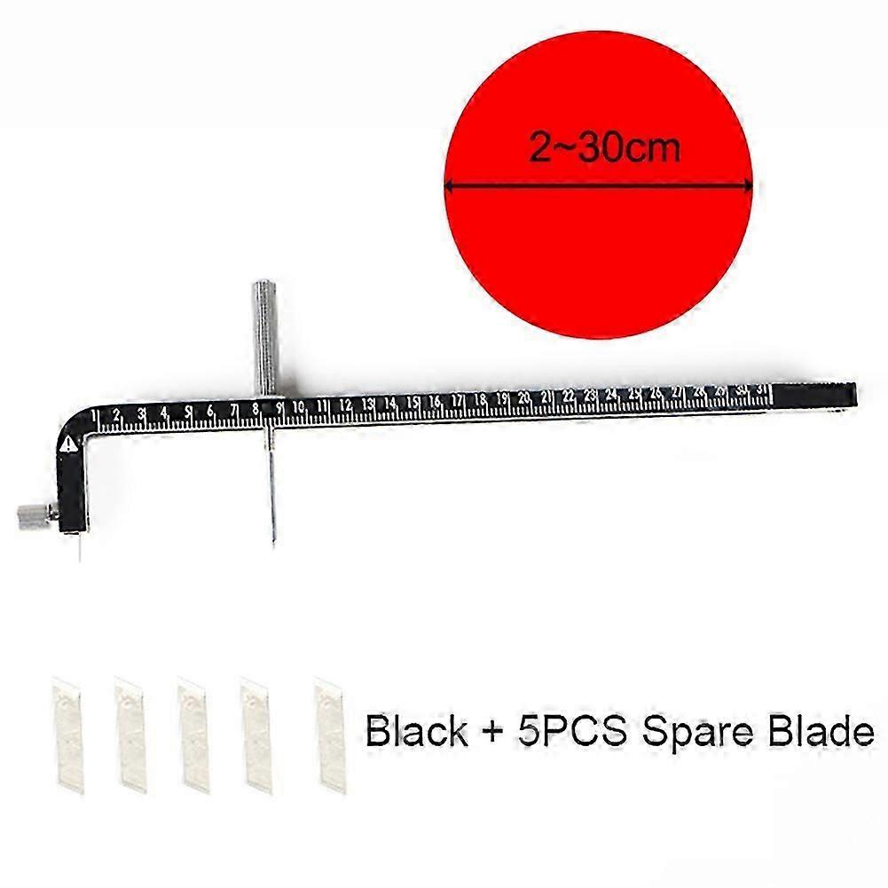 Circle Cutter Aluminum Alloy Circular Cutter Adjustable Cutting Diameter Circle Cutting Tool