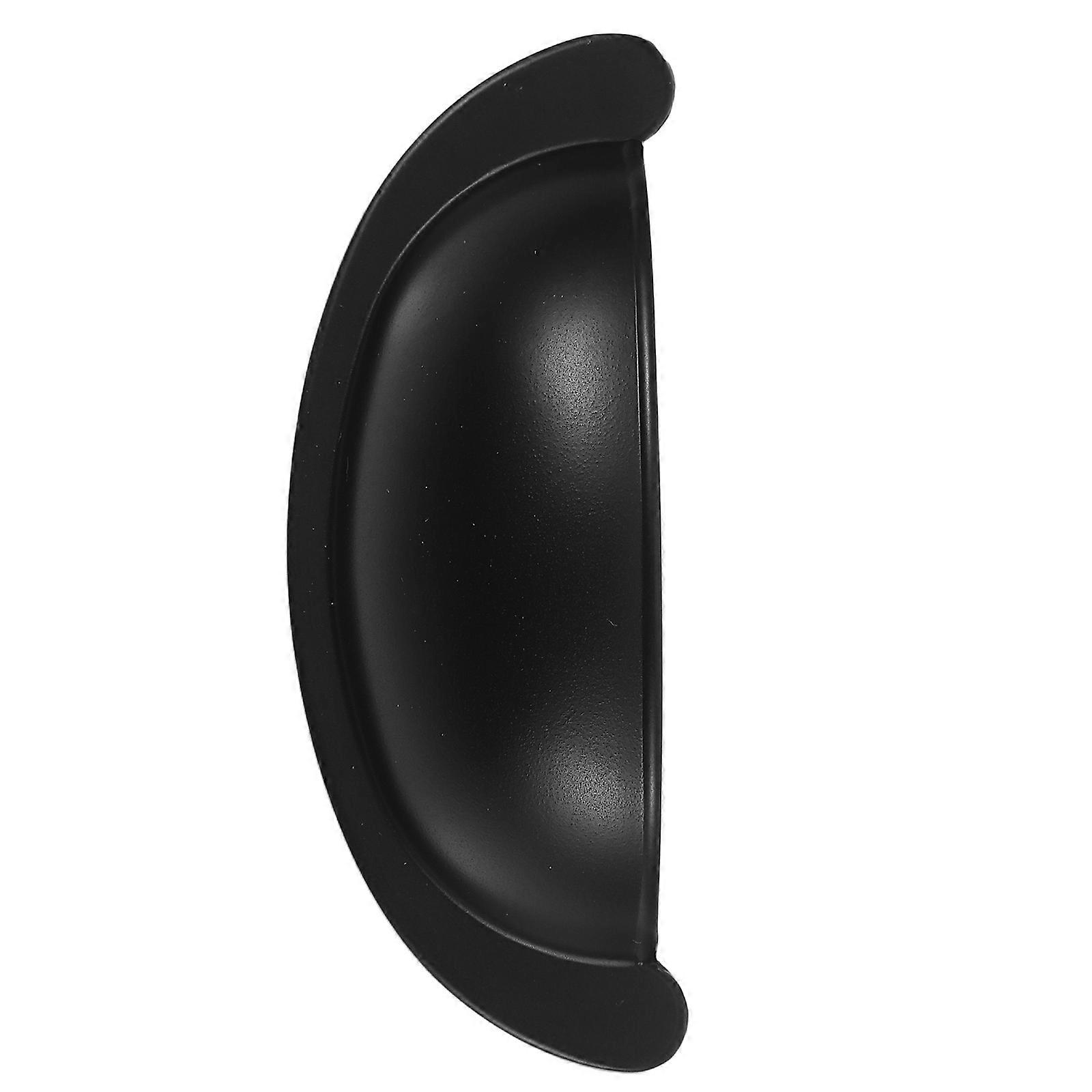 Cup Pulls For Cabinets And Drawers Semi Round Drawer Handle Cabinet Knobs Kitchen Cabinet Hardware Black 8.70X3.50X3.00CM Easy Installation 1Pack