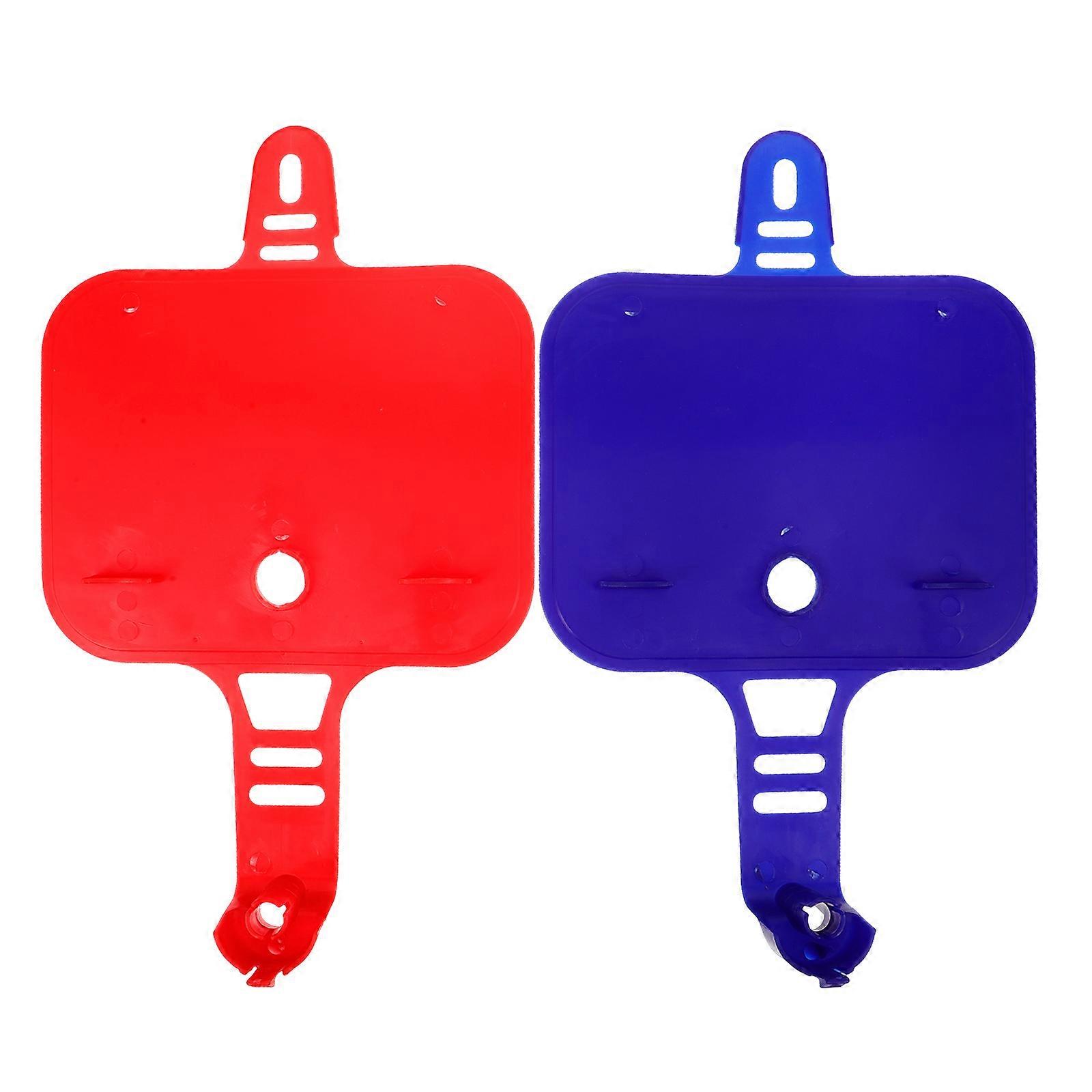 Motorcycle Front Registration Plates For Cars Compatibility with Specific Models Red 33.00X19.50X0.20CM Protective 2Pcs