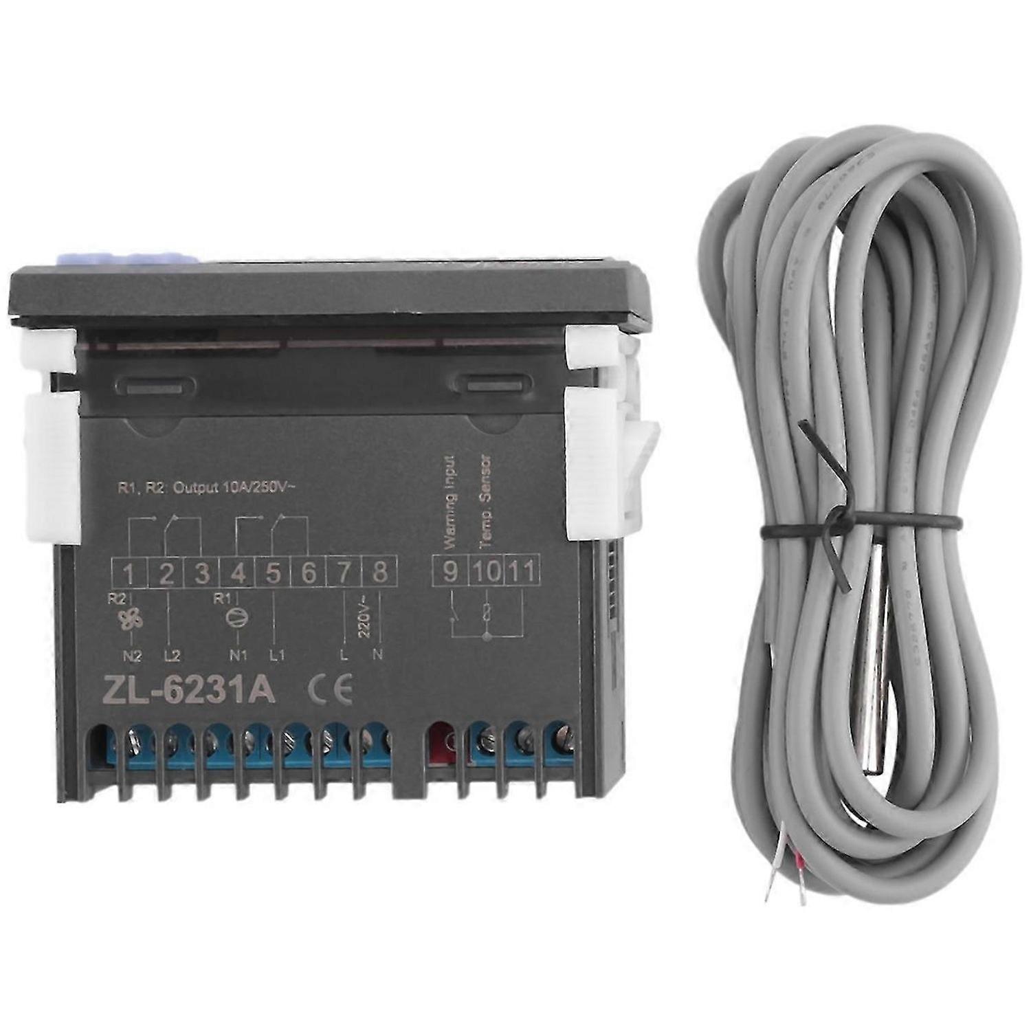 LILYTECH ZL-6231A ، وحدة تحكم في الحاضنة ، ترموستات مع مؤقت متعدد الوظائف ، يساوي STC-1000 ، o