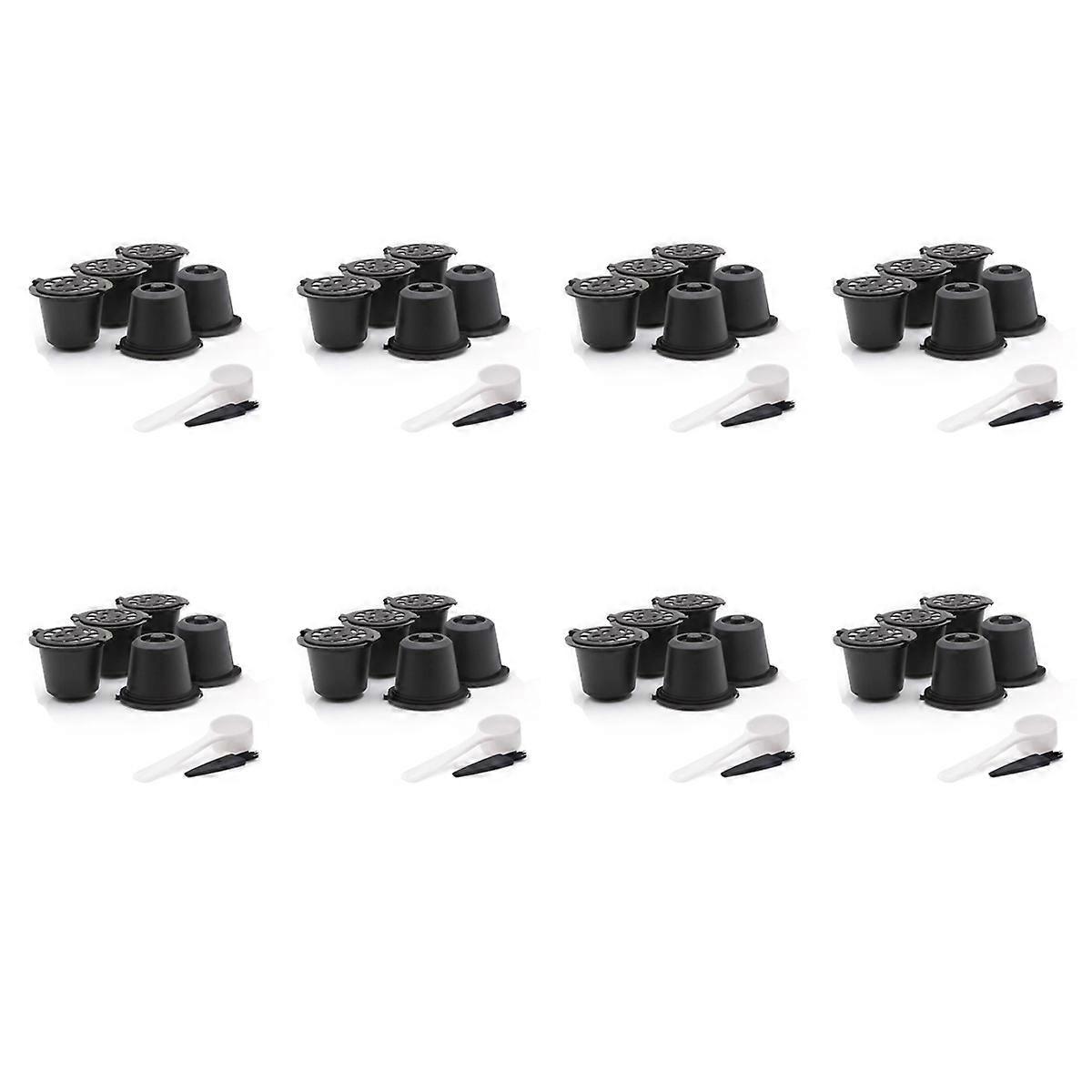 5 Reusable Capsules Refillable Coffee Capsule Filter