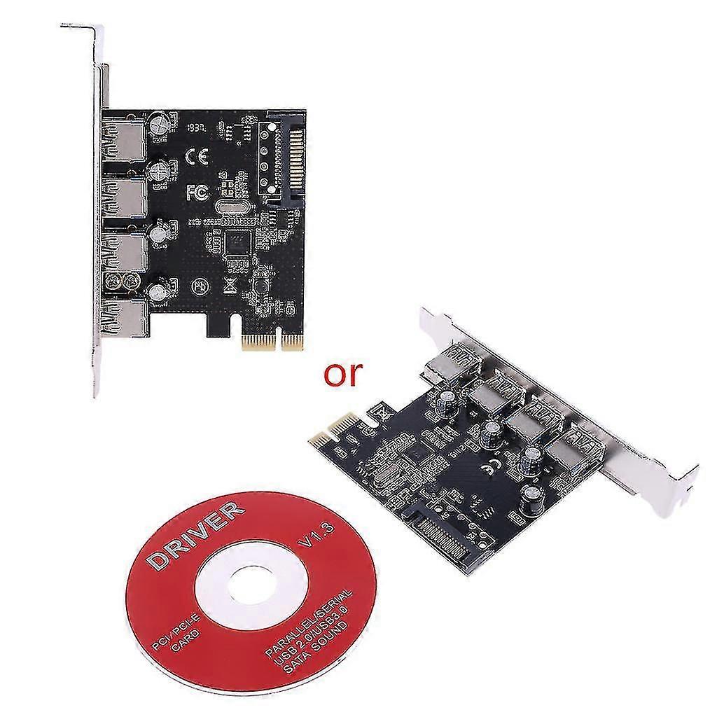 PCIe To USB 3.0 Adapter Card, SATA Interface, Expansion Card, Computer Components