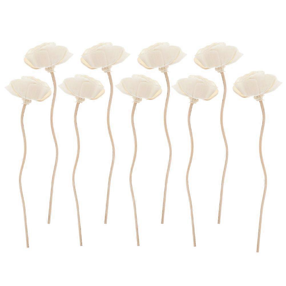 9pcs Fireless Aroma Dried Flower Cane Essential Oil Diffuser Aromatherapy Sticks