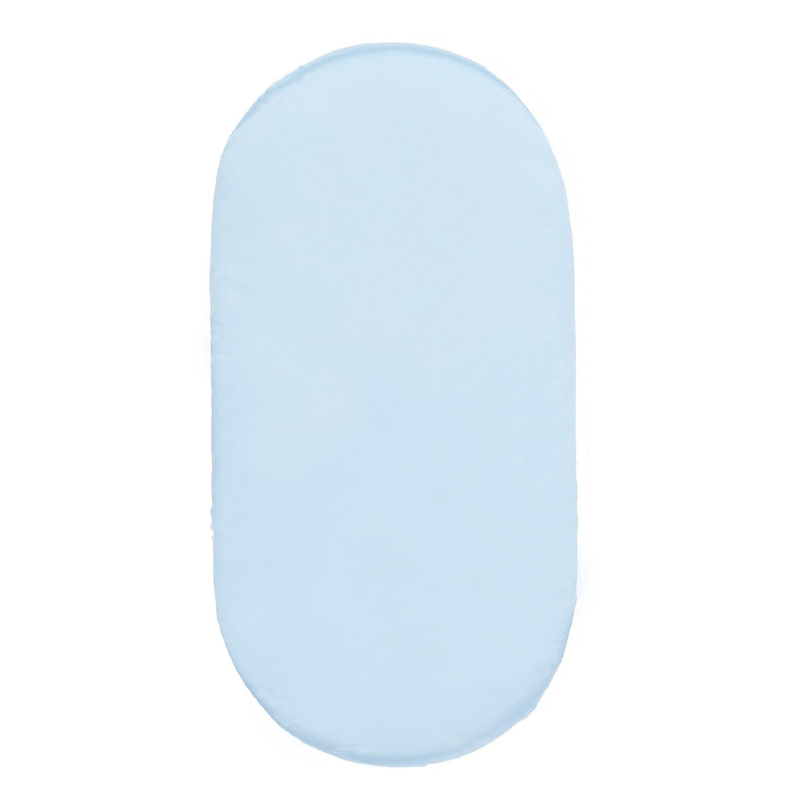 Baby Crib Fitted Sheet for Bassinet, Changing Pad, Soft Breathable Fabric, Solid Color, Compatible with Baby Bed