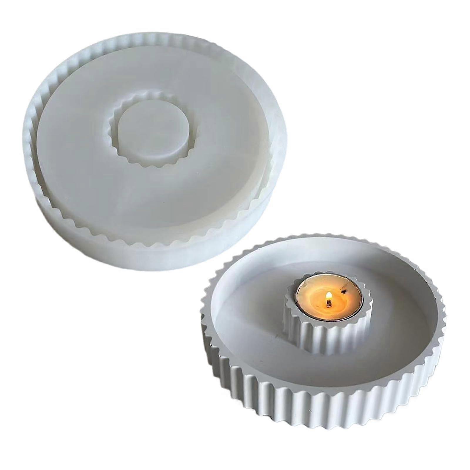 Round Shapes for Candle Holders, Silicone Stands, Cup Molds for Candle Holders, Round Silicone Bases