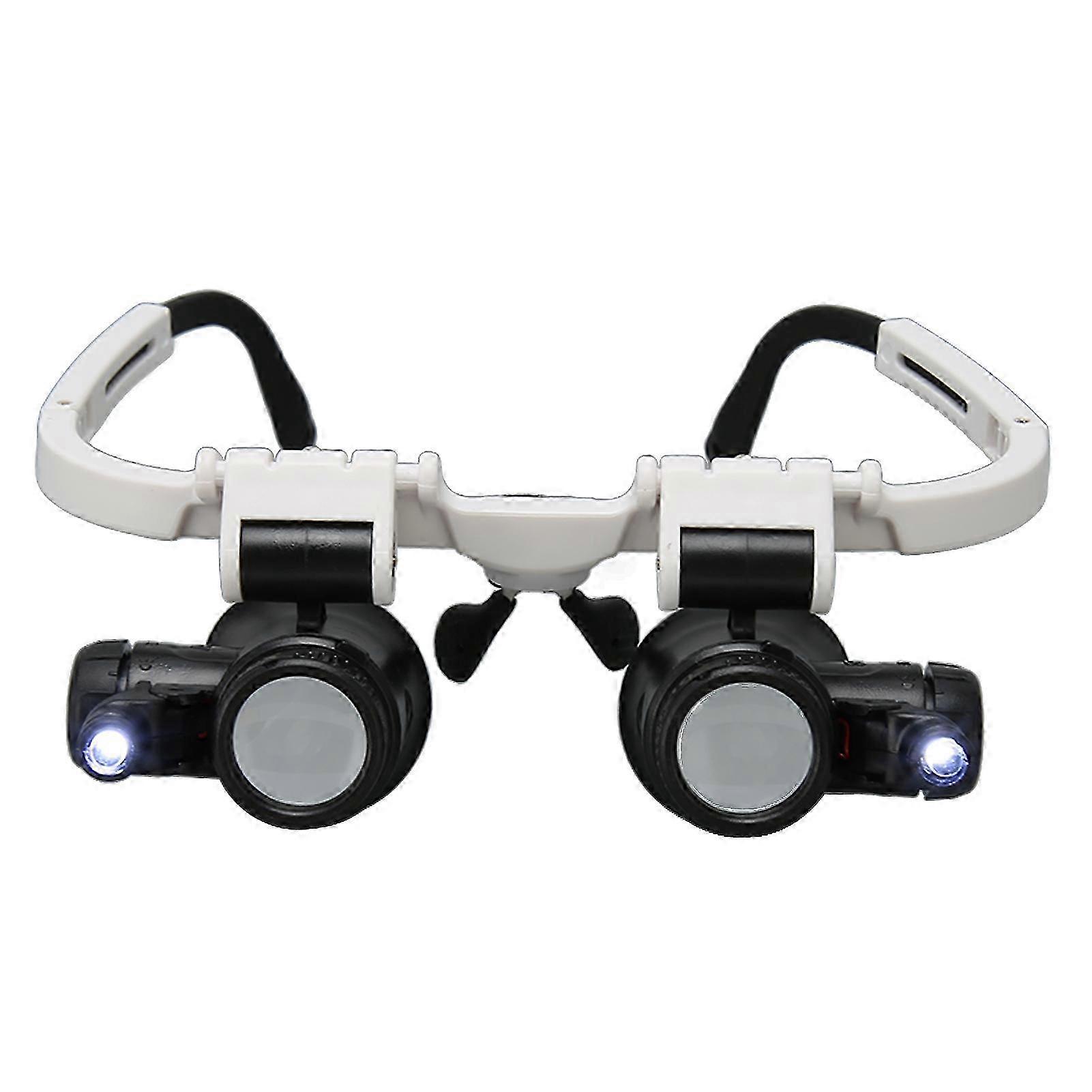 7x 10x 15x 25x LED Illuminated Magnifying Glasses Ideal for Jewelry Making, Suitable for Various Brands and Projects
