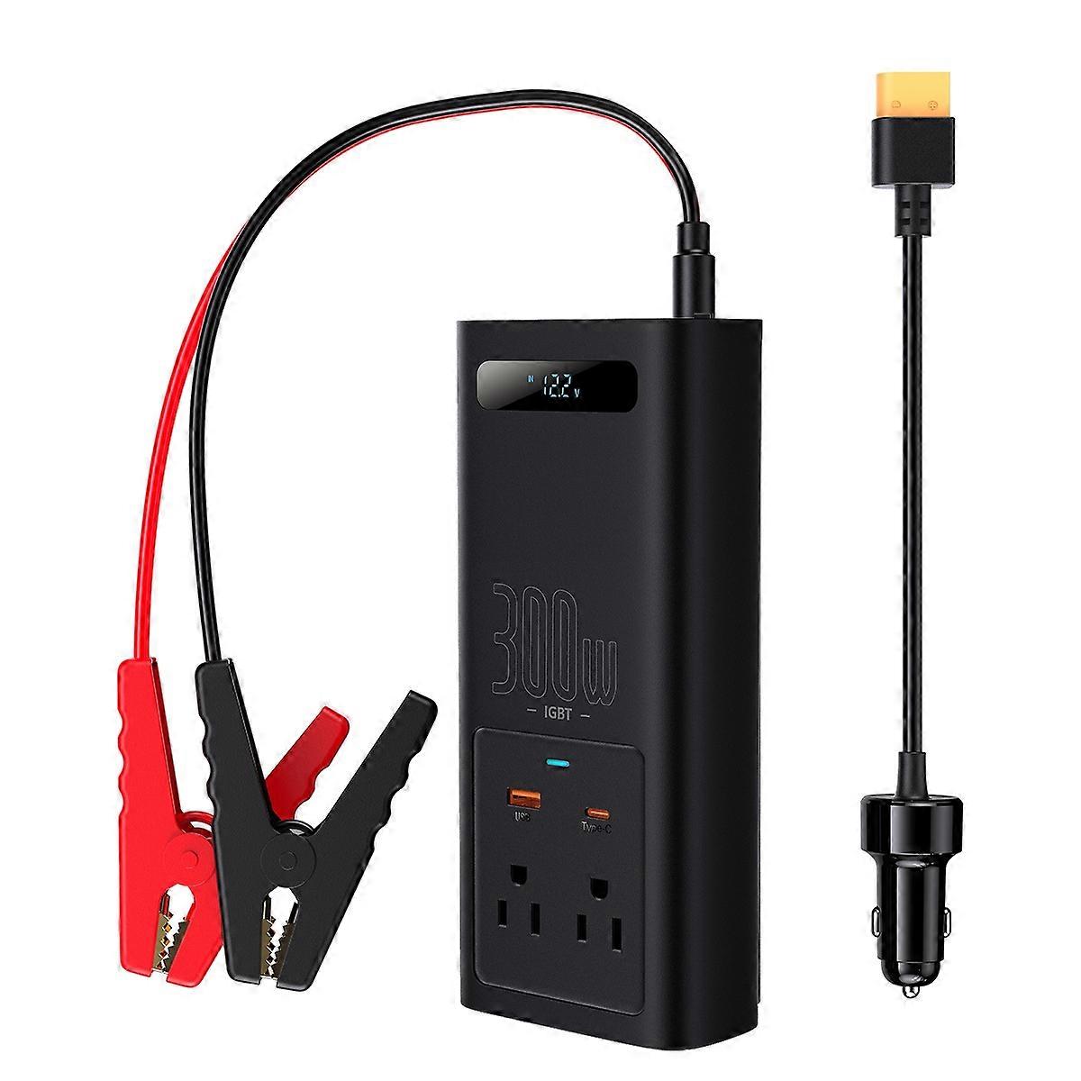 BASEUS BS CI30 01 IGBT Power Inverter 300W (110V US/JP ) Multi function High Power Inverter with Coo