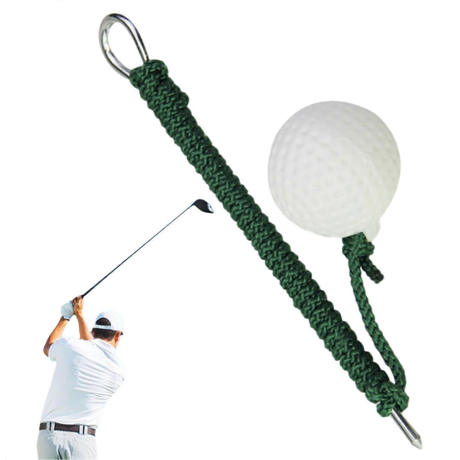 Golf Swing Exercise Rope, Training Aid Rope Golf Ball Swing Trainer with Ball