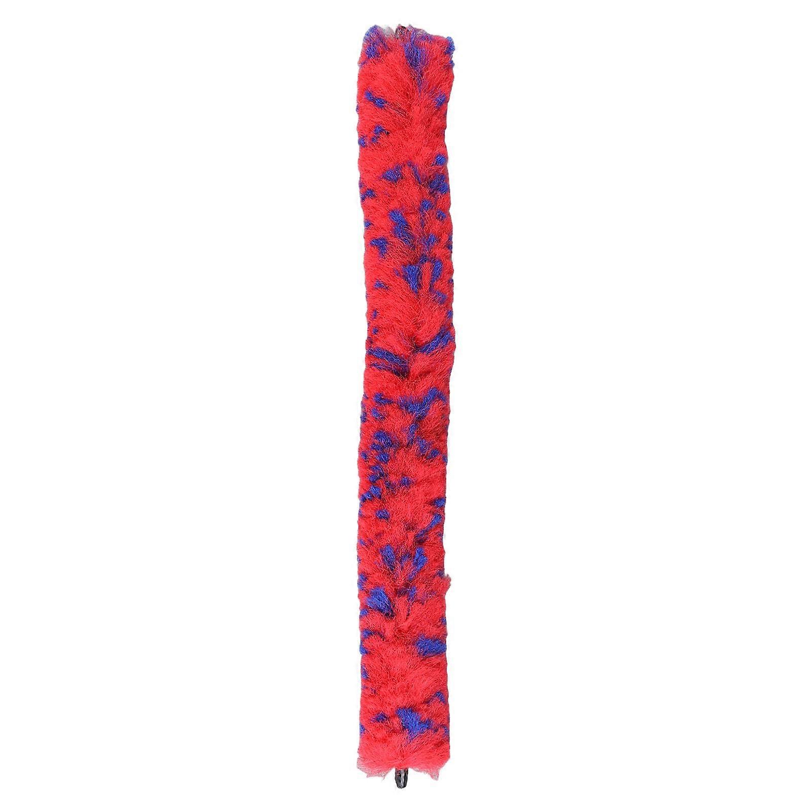 Saxophone Neck Brush, Saxophone Cleaning Brush, Cotton Thread Saxophone Neck Brush, Flexible Brush for Wind Instruments, Red and Blue