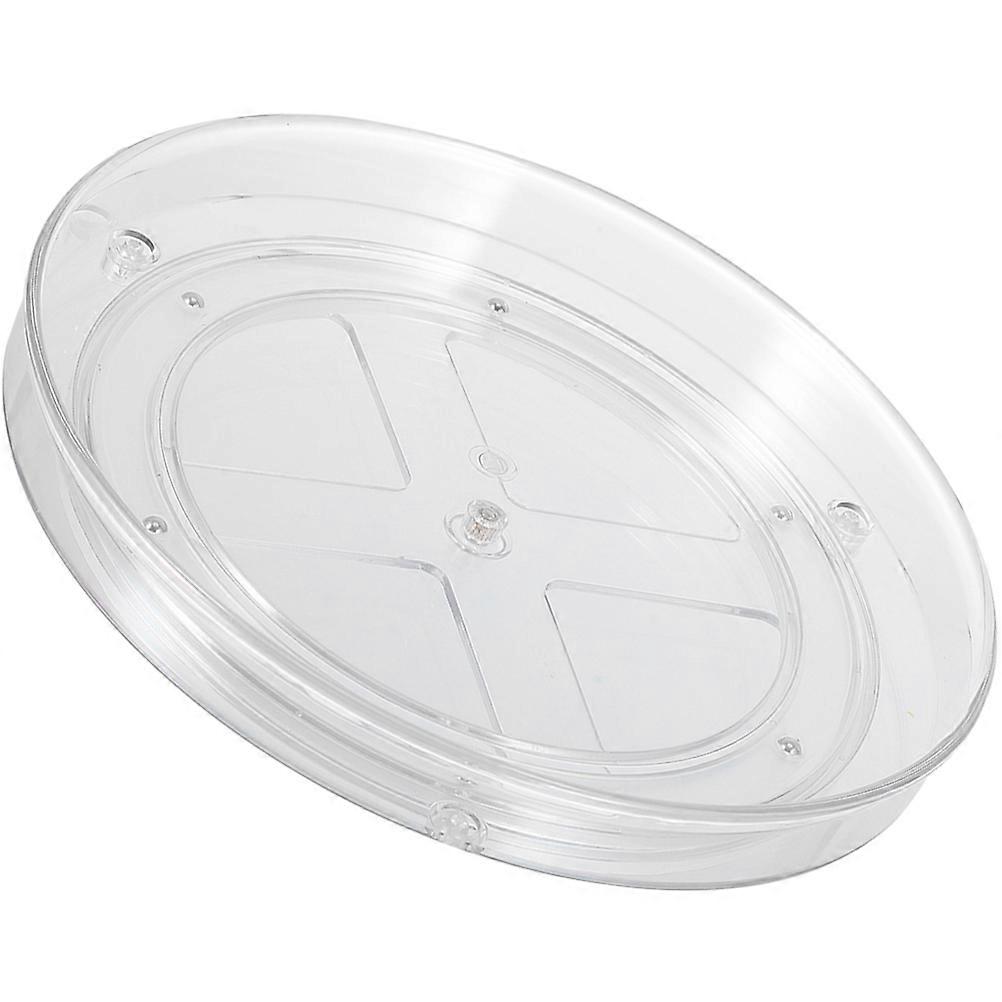 Rotating Seasoning Pot Tray Storage Rack Kitchen Turntable Organizer for Spice Bottles and Decorative Items
