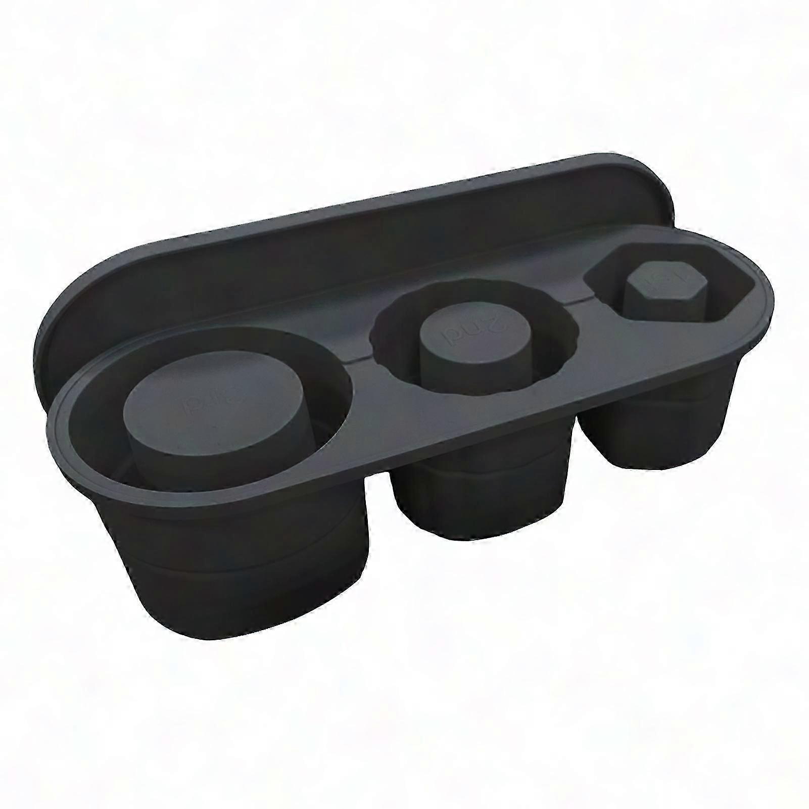 Silicone Ice Cube Tray with Lid - Slow Melting, Leak-Proof, Stackable for 30-4 Ice Cubes - Perfect for Cola, Juice, Coffee