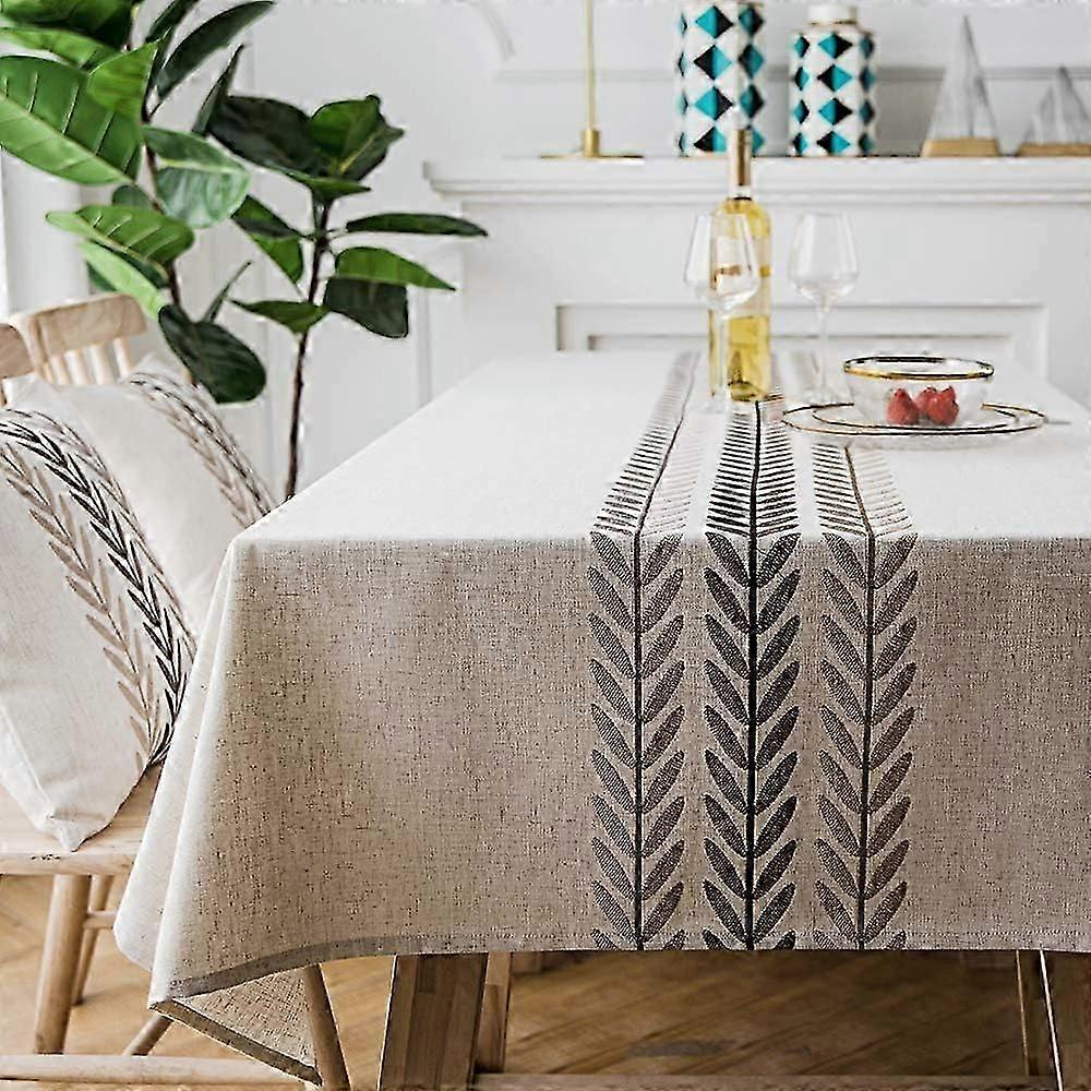 Stylish Square Rectangular Tablecloth / Tablecloth for Kitchen Table Decor Blue Water Plants Rectangle / Rectangle 53 X 70 inches