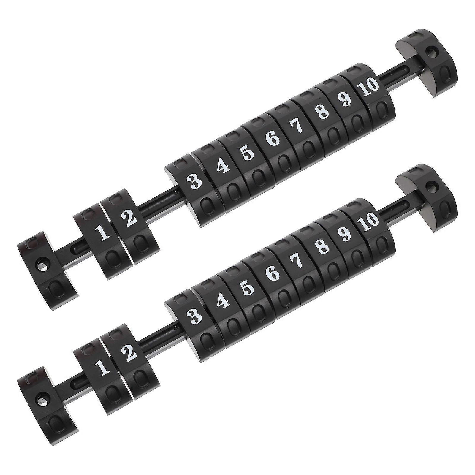 Scorekeepers for Table Games Game Score Tracking Players 4x16cm Black 2Set